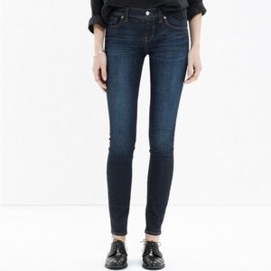 Madewell Skinny Skinny Dark Wash Denim